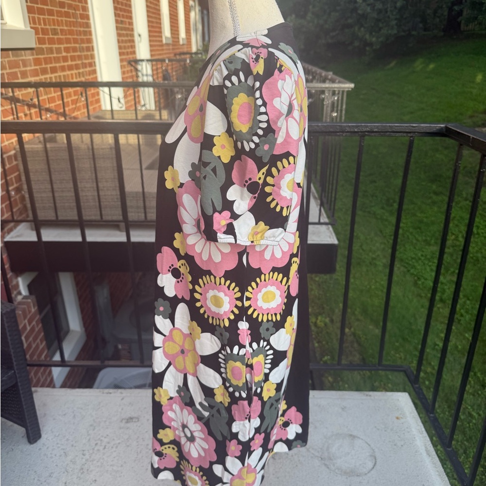 Boden Floral Puff Sleeve Dress Size 8 - Picture 9 of 13